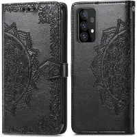 IMoshion Mandala Bookcase voor de Samsung Galaxy A52(s) (5G/4G) - Zwart