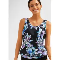 Bonprix Oversized tankinitop met boordjes maat 50
