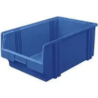 LA-KA-PE Magazijnbak | L500/450xB300xH200 mm | PS blauw | 8 stuks - LK1B BLAU