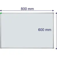 Franken Whiteboard U-Act!Line - gelakt - B 800 x H 600 mm - met opbergbak