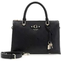 GUESS Schoudertas 'Sac Bandoulière Dita Dome Satchel Black Logo' zwart