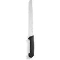 WAS Broodmes – Golfkartel – Zwart – 430 mm – HACCP Polypropyleen Heft