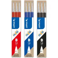 Pilot Pen Vulling/Refill FriXion 1.0 3-pack Black