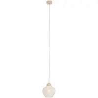 Steinhauer Hanglamp Travino zandbruin Ø21cm