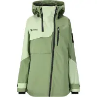 Slope Outdoorjas 'Zuko' groen / lichtgroen