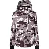 Slope Winterjas 'Kenai' ecru / mauve / wijnrood