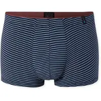 Schiesser Boxershorts 'Long Life' navy / wit