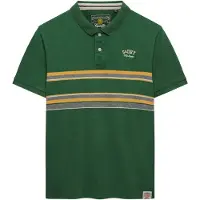 Superdry Shirt grijs / donkergroen / oranje / wit