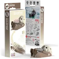 Fat Brain Toys 3D Puzzel - Zeeotter - Zeedieren - Duurzaam - Verzamel Ze Allemaal - 6 Jaar