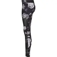 Urban Classics Leggings antraciet / zwart / wit