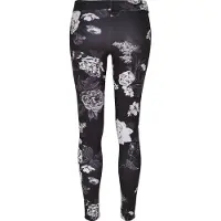Urban Classics Leggings antraciet / zwart / wit