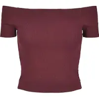 Urban Classics Shirt wijnrood