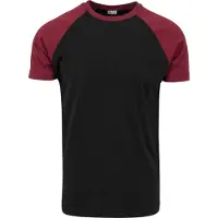 Urban Classics Shirt bloedrood / zwart