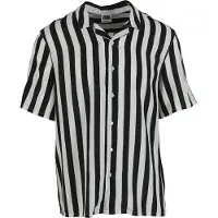 Urban Classics Overhemd zwart / wit