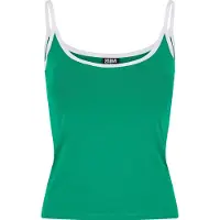 Urban Classics Top groen / zwart / wit