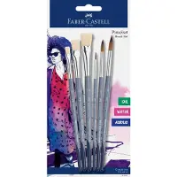 Faber-Castell penselenset - plat (6,10,14) - rond (2, 6,10) - FC-282891