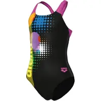 Arena - Girl's Dots Swimsuit Swim Pro Back - Badpak 116, blauw