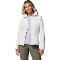 Columbia Functionele fleece jas 'Fast Trek II' lichtgrijs / wit