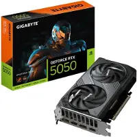 Gigabyte Nvidia GeForce RTX 5050 Videokaart GeForce RTX 5050 8 GB GDDR6-VRAM PCIe HDMI, DisplayPort Overclocked