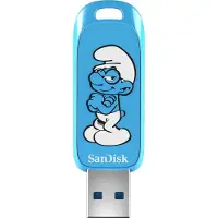 SanDisk Smurf USB flash drive 64 GB USB Type-A 3.2 Gen 1 (3.1 Gen 1) Blauw
