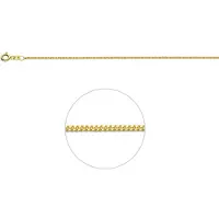The Jewelry Collection Doublé 10/000 Collier gourmet 1 3101022 50 cm