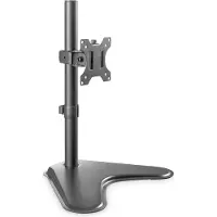 Digitus DA-90437 Monitorvoet Aantal monteerbare displays: 1 Display(s) 5,1 cm (2) - 304,8 cm (120) Zwart Uittrekbaar, Draaibaar, In hoogte verstelbaar,