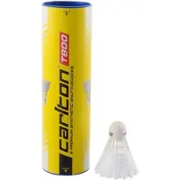 Carlton T800 nylon badmintonshuttles (Kleur: wit, Snelheid: slow)