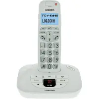 Logicom Confort 155T - Snoerloze telefoon - antwoordsysteem met nummerherkenning - DECT - wit