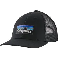 Patagonia P-6 Logo LoPro Trucker Outdoor Cap Zwart