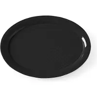 Hendi Ovaal dienblad – polypropyleen – zwart – 265x195x15 mm
