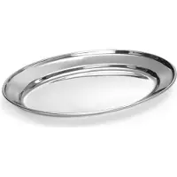 Super Merchant Ovale schotel – roestvast staal – vaatwasserbestendig – 245x170 mm