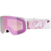 Alpina Fernie Q-Lite Junior Skibril 2025 | Wit-Roze | Categorie 2