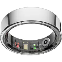 NOLATR Smart Ring LUX – Stappenteller & Hartslagmeter – Zilver – Maat 13