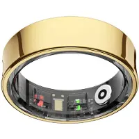 NOLATR LUX - Smart Ring - Stappenteller Activiteitstracker Hartslagmeter - Goud Maat 9
