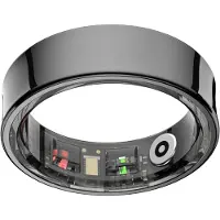 NOLATR Smart Ring LUX – Zonder Abonnement – Activity Tracker Ring – Hartslag, Slaap & Stappen – 5-7 Dagen Batterij – Zwart – Maat 11
