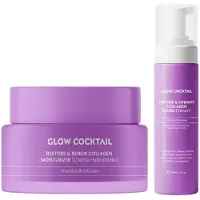 Glow Cocktail Herstel & Vernieuw Moisturizer + Hydraterend Serum 80 ml