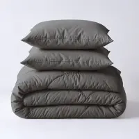 Sleeptime Lazy Lazy Dekbed Zonder Overtrek - Uni - Antraciet 240 x 200