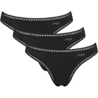 Sloggi String 'Go Crush' donkergrijs / zwart