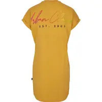 Urban Classics Jurk geel