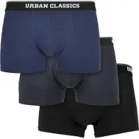 Urban Classics Boxershorts navy / nachtblauw / wit
