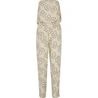 Urban Classics Jumpsuit beige / zwart