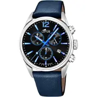 Lotus Chronograaf Chrono Black - Blue