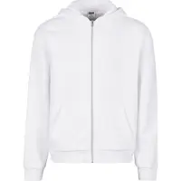 Urban Classics Sweatvest zilver / wit