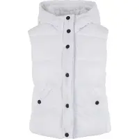 Urban Classics Bodywarmer zwart / wit