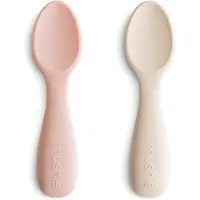 Mushie Lepels Siliconen Small Blush/Shifting Sand 2st