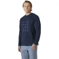 Helly Hansen Skog Graphic Tee T-shirt Met Lange Mouwen Blauw M Man