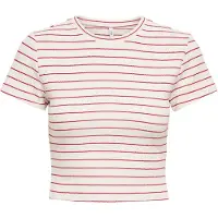 ONLY Shirt 'ONLANITS' rood / wit