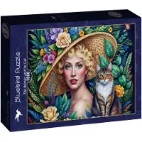 Bluebird Puzzle The Woman and the Cat Puzzel (1000 stukjes)
