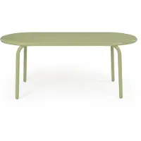 Tom Dixon Groove Outdoor Large Obround Tafel Moss