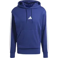 Adidas Sweatshirt 'ESSENTIALS THREE STRIPES FRENCH TERRY' blauw / wit